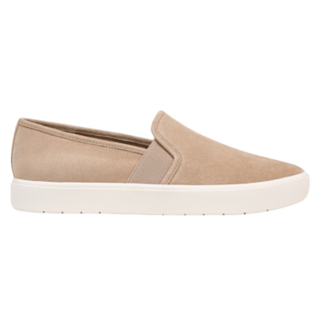 Vince Blair 5 Slip On Sneakers Size 7 Dogwood Pink Nude Suede